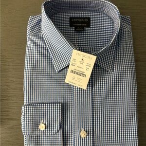 Crewcuts Navy Gingham Kid’s Shirt